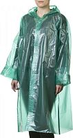 Плащ-дождевик STAYER полиэтилен, зеленый, S-XL, 50 микрон,  (11610)  картинка